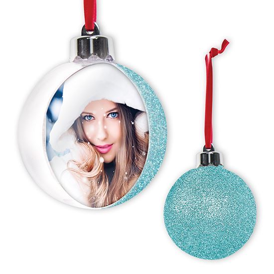 Palla di Natale Personalizzabile BIG Glitter Sky