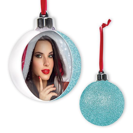 Palla di Natale Personalizzabile Glitter Sky